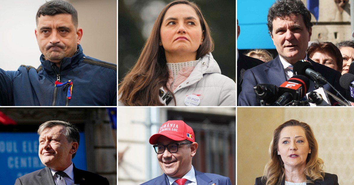 George Simion, Anamaria Gavrila, Nicusor Dan, Crin Antonescu, Victor Ponta, Elena Lasconi