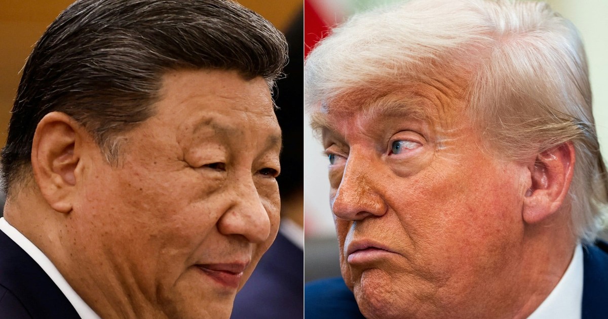 Colaj foto cu Xi Jinping (în dreapta) și Donald Trump (în stânga) Foto: Profimedia