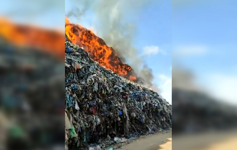 Incendiu la groapa de gunoi de la Sighișoara, aflată în evidența Gărzii de Mediu pentru numeroase probleme