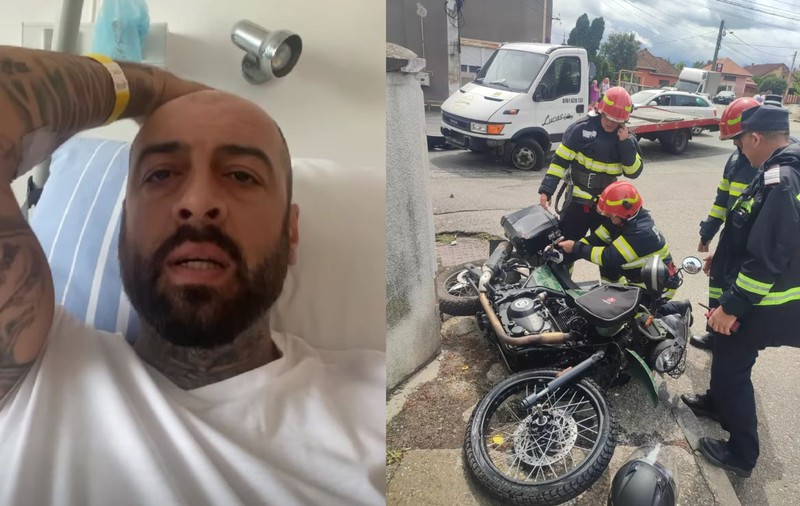 CRBL, detalii direct de pe patul de spital despre accidentul de motocicletă: „Nu sunt un teribilist și vreun rebel”