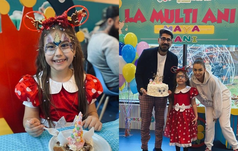 Connect-R și Misha, împreună la petrecerea de ziua de naștere a fiicei lor. Maya a împlinit 8 ani: „O viață plină de fericire”