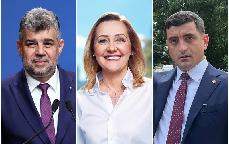 Marcel Ciolacu, George Simion și Elena Lasconi, pe primele trei locuri în cursa prezidențială | SONDAJ