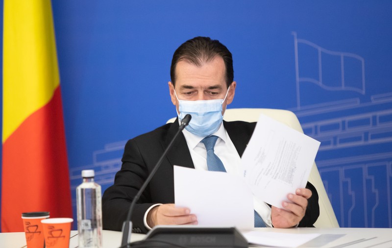 Premierul Ludovic Orban a anunțat că executivul va prelungi luni starea de alertă