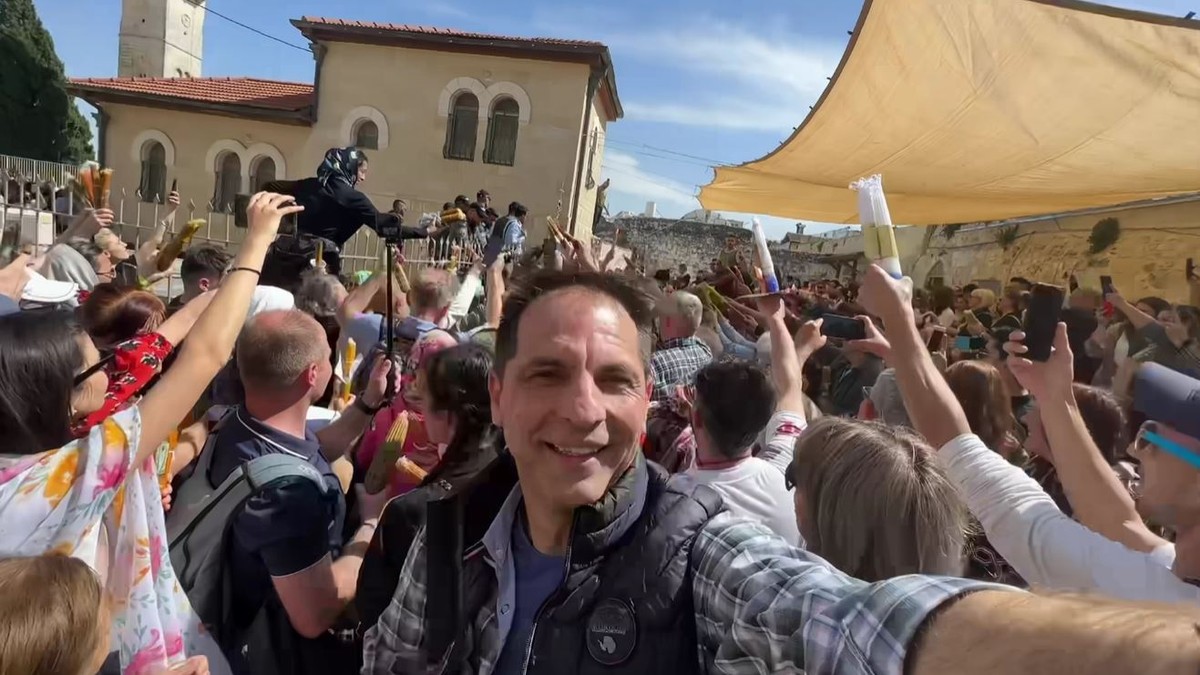Dan Negru la Ierusalim de Paște