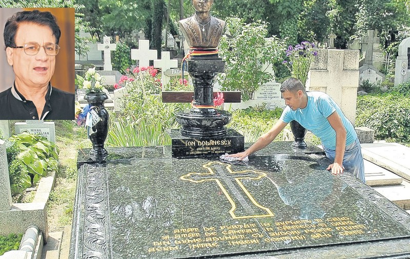 Monumentul de 10.000 de euro al lui Ion Dolănescu a fost vandalizat