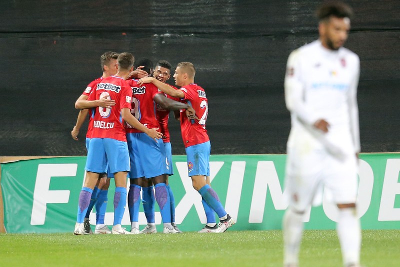 Meciul de fotbal dintre CFR 1907 Cluj si FCSB din etapa a VIII-a a Ligii 1 Betano, desfasurat pe Stadionul Dr. Constantin Radulescu din Cluj-Napoca, duminica 16 septembrie 2018. © FOTO: Mircea Rosca / www.SportPictures.ro