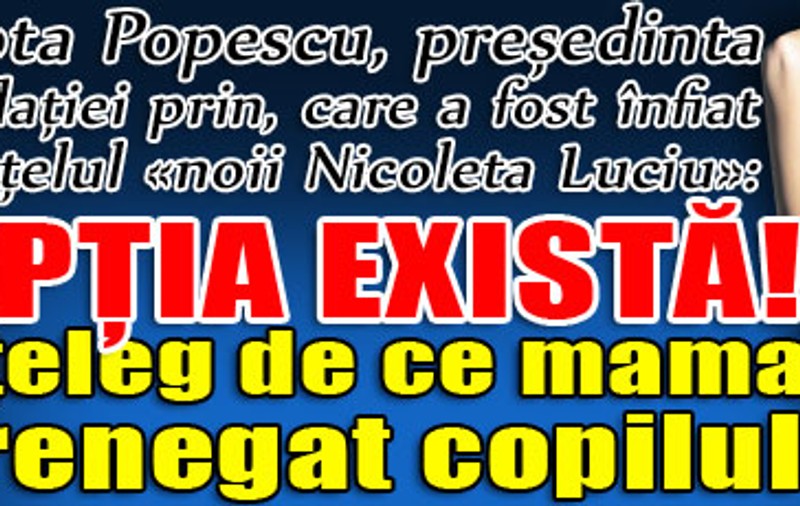 Exclusiv / Azota Popescu, preşedinta fundaţiei care s-a ocupat de înfierea băieţelului Adinei Barbu: «Această adopţie există»