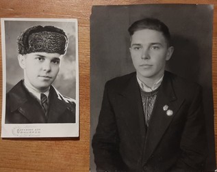 &nbsp;Fotografie cu Sevastian Demcikov, tatăl lui Vladimir Demcikov, în tinerețe