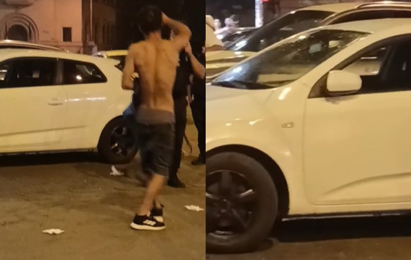 Un bărbat din Ploiești, beat și nervos, a atacat o mașină: „vezi că ți-a zgâriat mașina cu cuțitul"