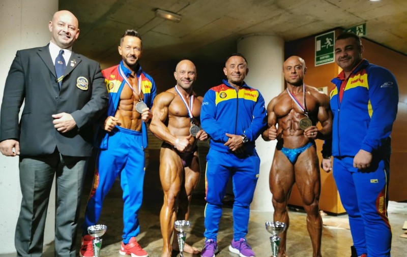 Trei medalii pentru România la Campionatul Mondial de culturism și fitness