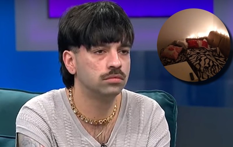 Imagini din garsoniera în care locuiește David Pușcaș. Cum reușește să plătească chiria, deși nu are un loc de muncă: „Cu hazul și talentul meu unic”