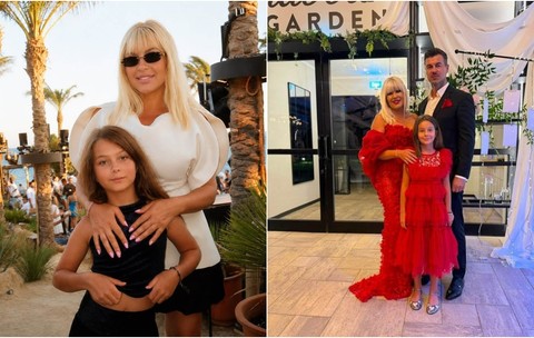 Elena Udrea alaturi de partenerul ei si fetita lor
