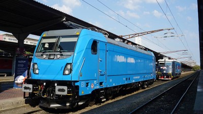 locomotiva Alstom Traxx- gara de nord București- 7 august 2025