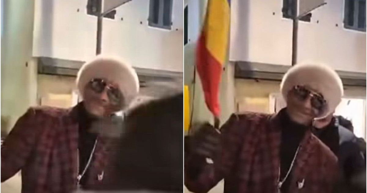 În ambele imagini este rapperul american Snoop Dogg care flutură steagul României la Jocurile Olimpice de iarnă Milano-Cortina 2026, spunând că este român