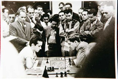 Imagine document de la întâlnirea maestrului Gheorghiu cu americanului Bobby Fischer, în 1966 | FOTO: Arhivă personală