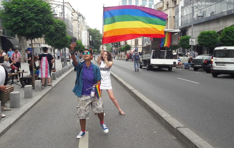 GALERIE FOTO/ Bucharest Pride organizare 2018. Cuplul Coman-Hamilton, vedeta evenimentului