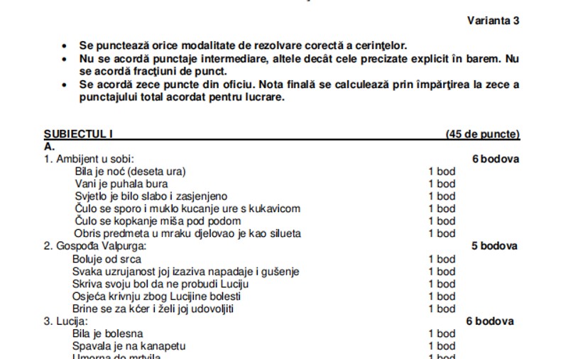 Ce subiecte au avut de rezolvat elevii la proba la Limba maternă la BAC 2026, sesiunea de toamnă
