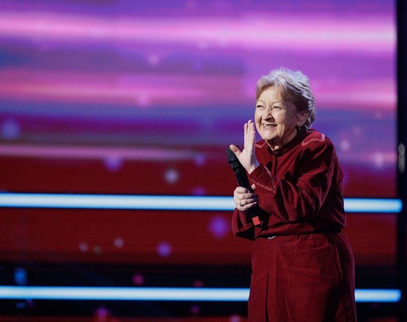 Mihai Bobonete i-a dat Golden Buzz Doinei Andronachi, o pensionară de 83 de ani, la „Românii au talent”: „Pentru mine începe o nouă viață”