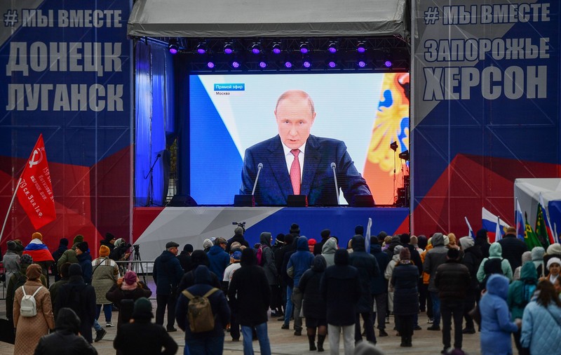 Vladimir Putin a reluat tema armelor nucleare, în discursul de anexare a celor patru regiuni ucrainene: „SUA au creat precedentul”