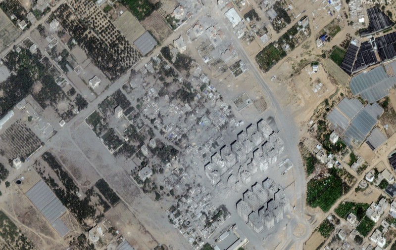 Fâșia Gaza, înainte și după bombardamente. Imagini din satelit cu urmările ripostei Israelului după atacul Hamas