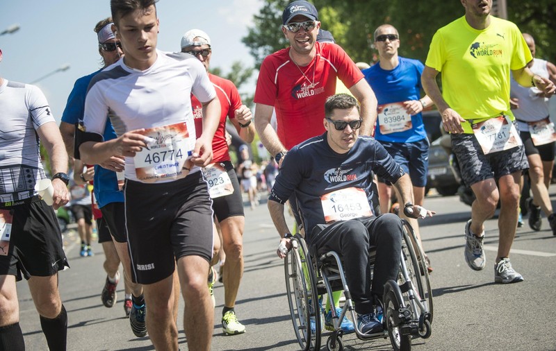 George Baltă a prins aripi la cea de a treia ediție a maratonului caritabil Wings for Life World Run