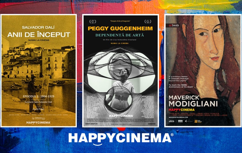 Seria documentarelor de artă revine la Happy Cinema! Dalí, Modigliani și Guggenheim pe marele ecran
