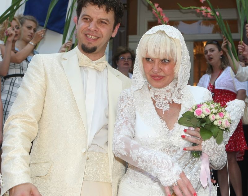 Israela Vodovoz și Liviu Arteni, în ziua căsătoriei lor