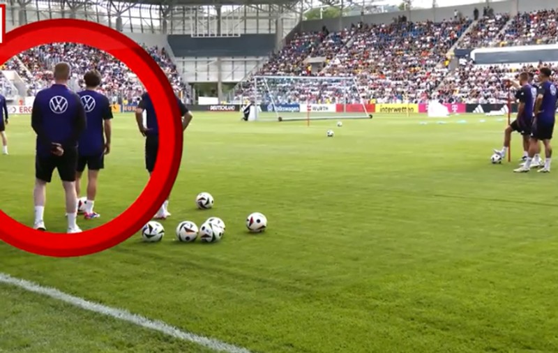 Breșă de securitate la antrenamentul Germaniei pentru EURO 2024. Un youtuber s-a strecurat pe teren și s-a pregătit cu vedetele nemților