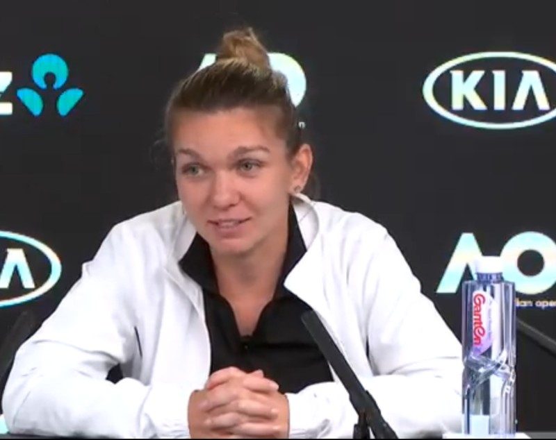 Ce a spus Simona Halep la conferința de presă de după semifinala cu Kerber: ”Nu mi-a fost teamă că o să pierd!” | VIDEO