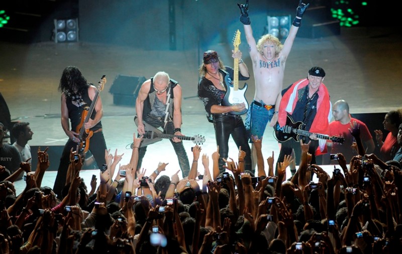 Scorpions au făcut spectacol în faţa a 40.000 de spectatori, la Cluj