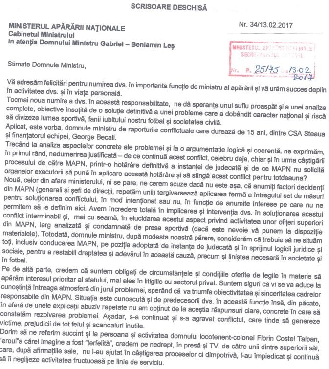 Prima parte a scrisorii