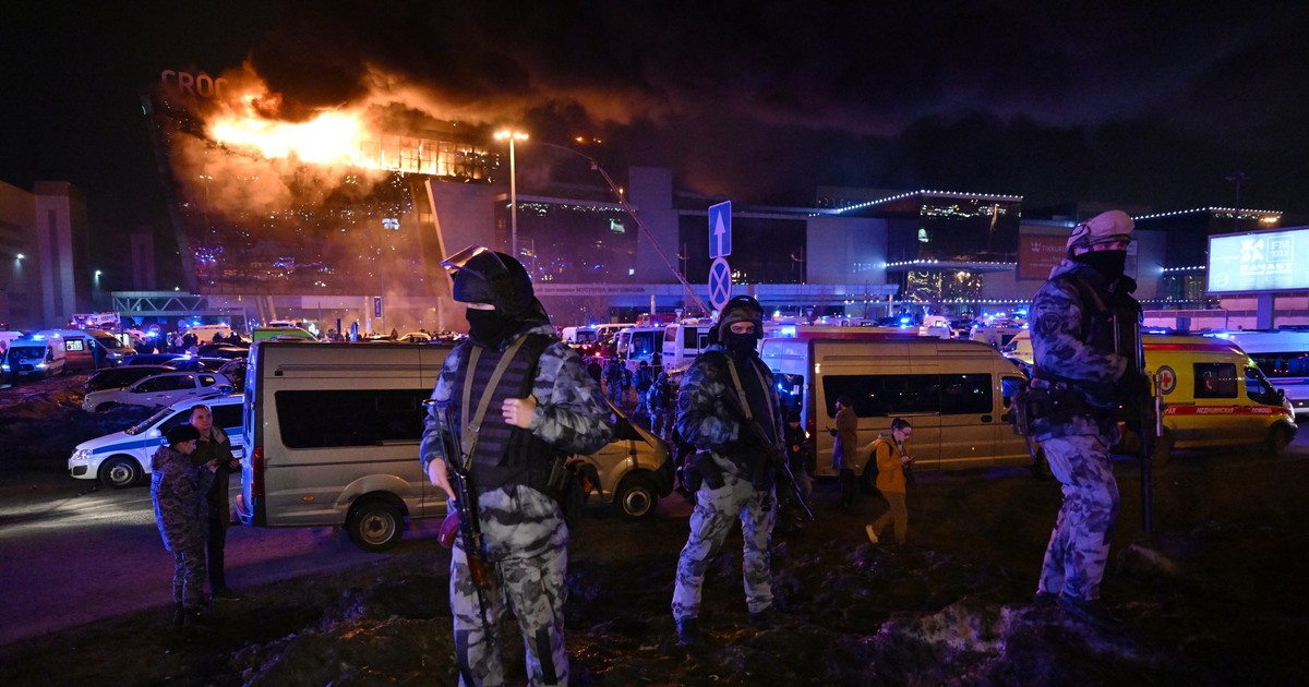 Intervenție antiteroristă la Crocus City Hall FOTO Profimedia