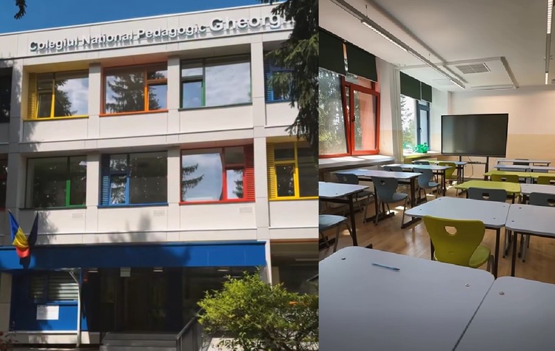 Cum arată liceul din Cluj modernizat cu 6.100.000 de euro din PNRR și de la bugetul local