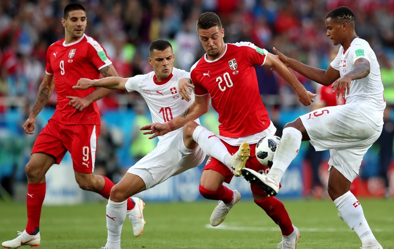 Serbia - Elveția 1-2, în Grupa E de la Campionatul Mondial de fotbal Rusia 2018. A înscris ”tancul” Mitrovici. Xkaka și Shaqiri au întors scorul! / FOTO&VIDEO