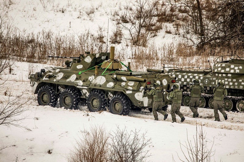 Manevre militare ale Rusiei în regiunea Voronej, aproape de granița Ucrainei, în ianuarie 2022. FOTO: Profimedia