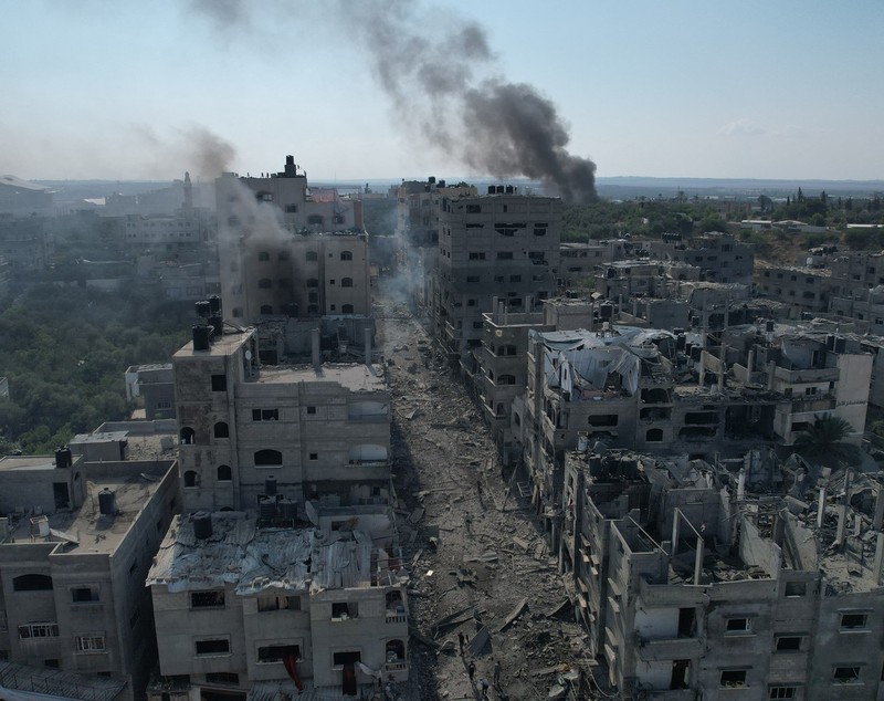 Israelul a făcut una cu pământul un oraș cu 200.000 de locuitori, în Gaza: „Auzim răniții când cer ajutor și unii dintre ei mor”