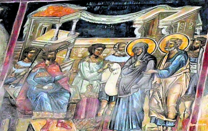 Iat-o pe Fecioara Maria însărcinată!