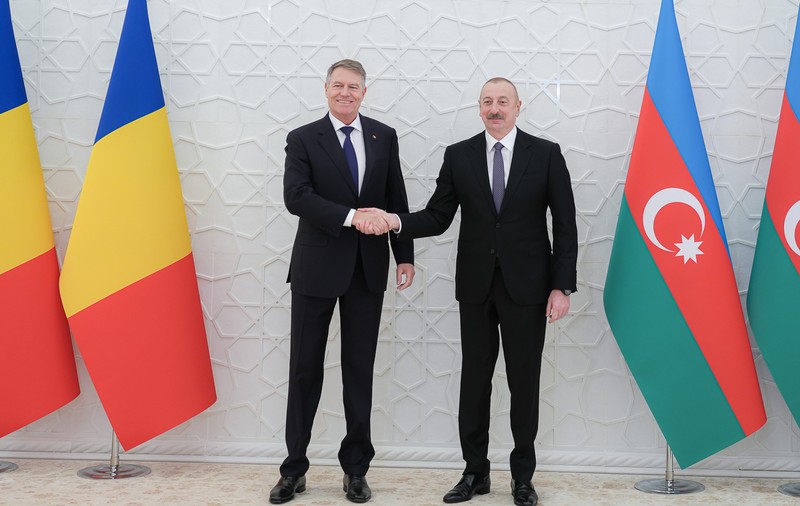 Președintele azer, după întâlnirea cu Klaus Iohannis: Vom folosi oportunitățile din România pentru a exporta gazul și pe alte piețe europene