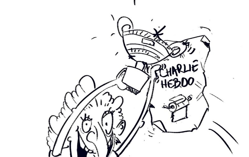 Cu revista voastră, o să lustruim trofeul nostru! Răspunsul ziarului Libertatea la caricatura Charlie Hebdo