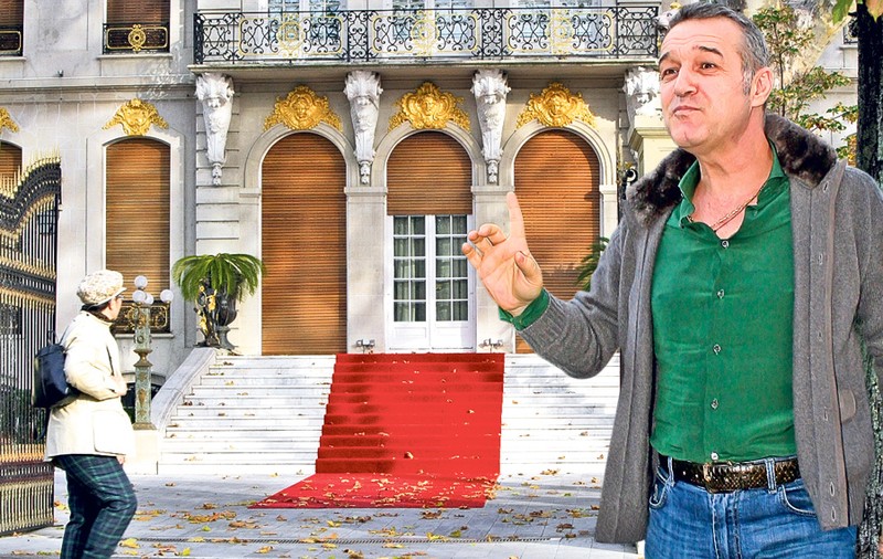 Palatul lui Gigi pare părăsit! De când patronul Stelei se află la închisoare, clădirea care l-a costat 7.500.000 € nu mai e îngrijită cu atenţie