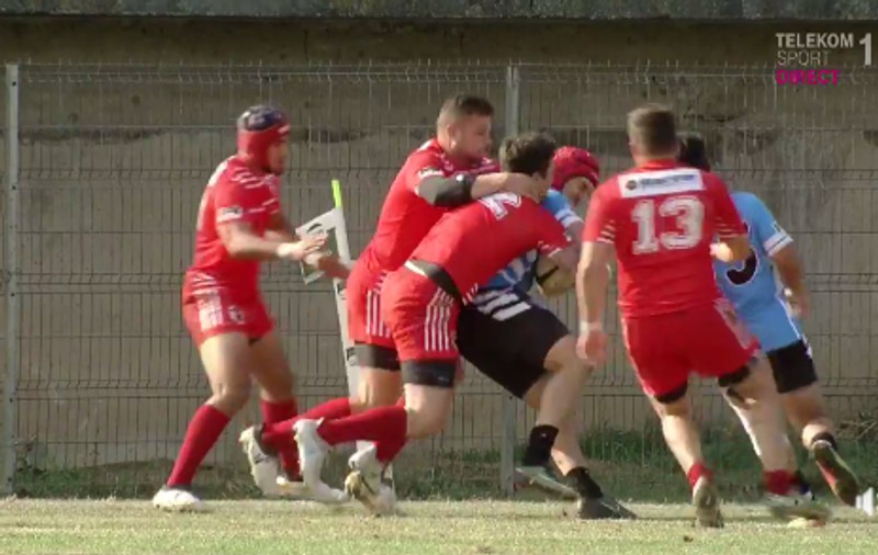 CSM București a bătut-o pe Dinamo, în SuperLiga CEC Bank la rugby. Rezultatele etapei a șasea / VIDEO