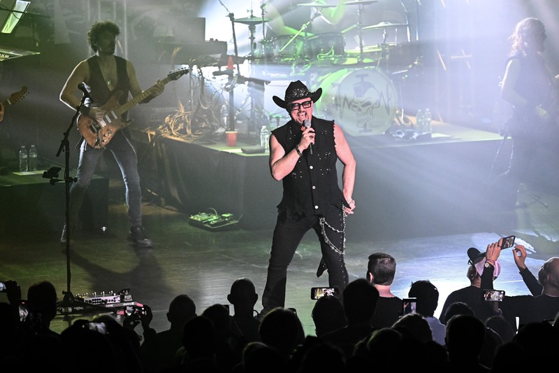 Geoff Tate, pe scenă în Fort Lauderdale, Florida. Foto: Profimedia