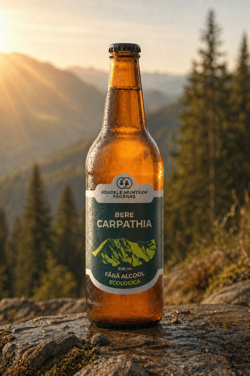 Bere Carpathia fără alcool. Foto: Pardon Brewery