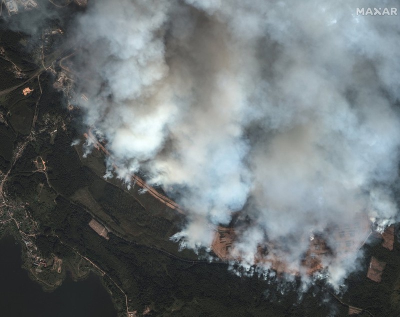 Cum arată acum depozitul rusesc de rachete care a mișcat seismografele când a explodat. Imagini din satelit