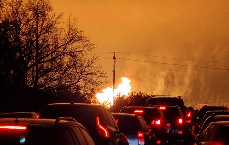 Explozie la o conductă de gaz dintre Letonia și Lituania. „Flăcările se ridicau la 50 de metri”, spune primarul