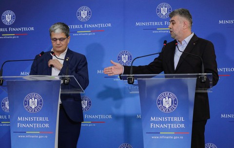BUCURESTI - INTALNIRE - PRIM-MINISTRU - MINISTRUL DE FINANTE - 2