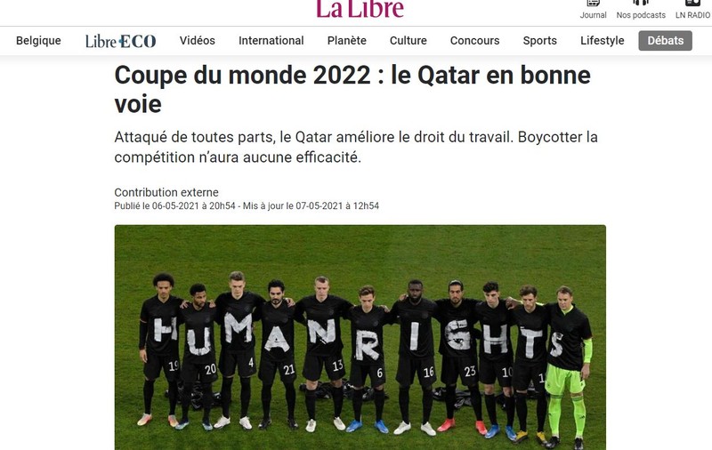 În pregătirea Campionatului Mondial de fotbal, Bușoi și trei colegi din PE au semnat un articol elogios la adresa Qatarului, în cotidianul belgian La Libre: „Qatar își duce crucea”