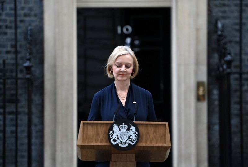 Liz Truss a demisionat pe 20 octombrie din poziția de prim ministru. Foto: EPA