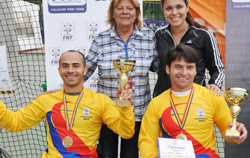 Primul Campionat Naţional de tenis în scaun rulant şi-a desemnat câştigătorii la dublu
