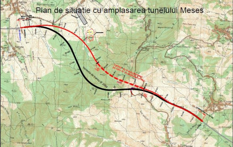 Un tunel de 2,4 kilometri va fi construit pe autostrada Transilvania